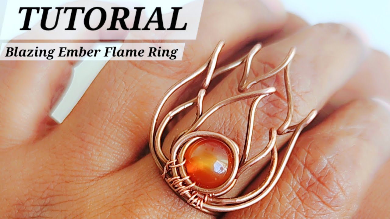 Обучающее руководство по изготовлению регулируемых рёбер из проволоки Blazing Ember Flame