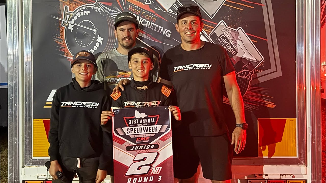 First podium in Formula 500 at Laang Speedway for Speedweek! 