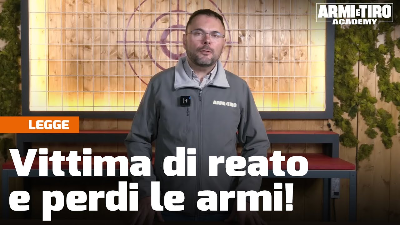 Denunci di essere vittima di un reato e... perdi le armi! - Armi e Tiro Academy