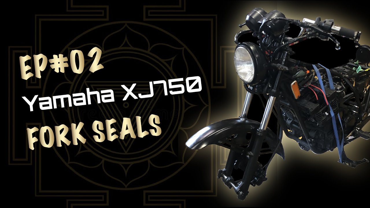 Fork Seals & Brakes Custom 1983 Yamaha XJ750 "KALI" EP02 YouTube