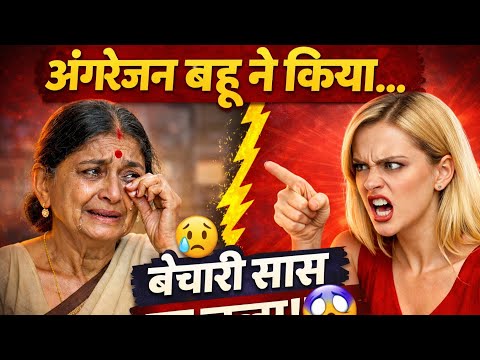 अंग्रेजन बहु vs सास 😱 | Emotional Hindi Story | सास बहू की सच्चाई