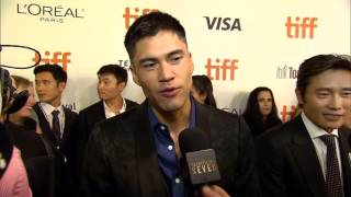 The Magnificent Seven: Martin Sensmeier "Red Harvest" TIFF Movie Premiere Interview | ScreenSlam