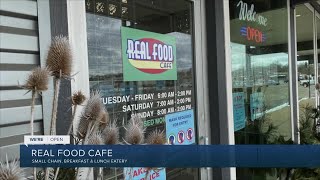 We're Open: Dine-in now at Real Food Cafe, but takeout still available