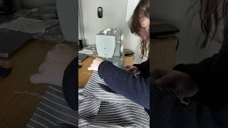 Part 1 of sewing the Lane pants by @HiSydGraham #beginnersewing #sewing #sewingvlog