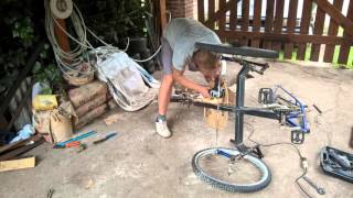 Ice recumbent trike ,bicicleta con tres ruedas