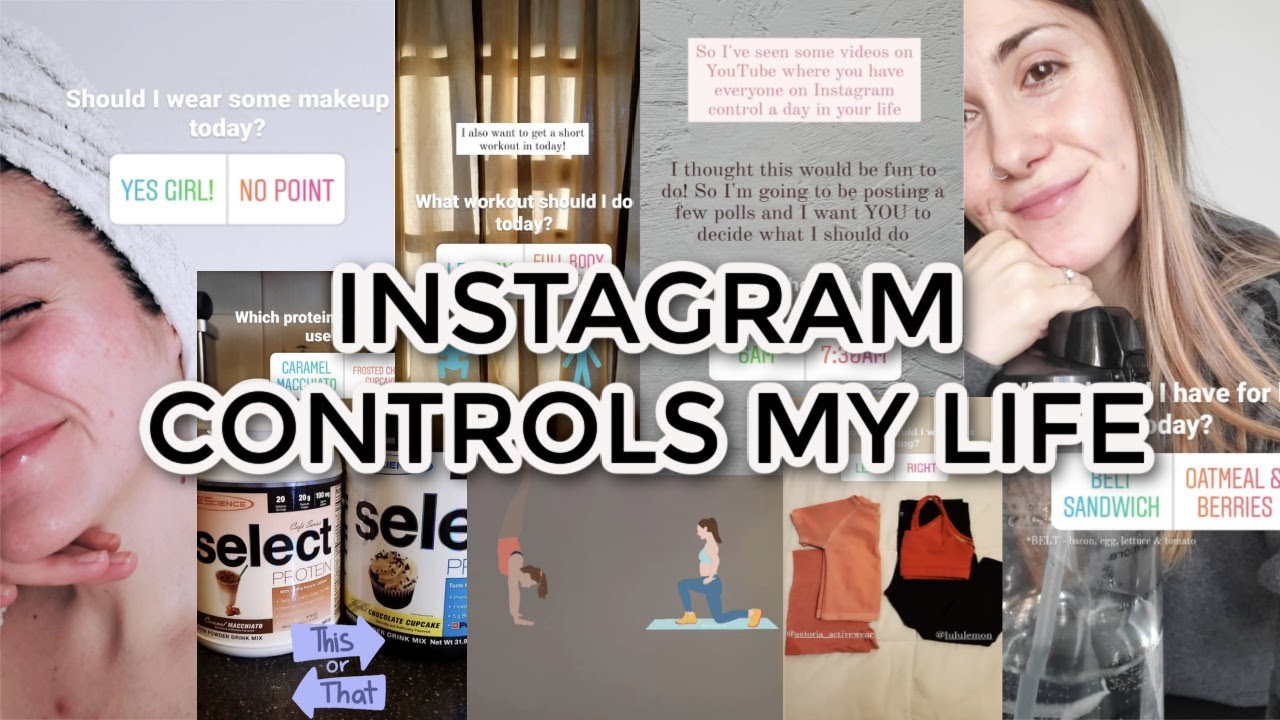 INSTAGRAM CONTROLS MY LIFE IN A DAY! - YouTube