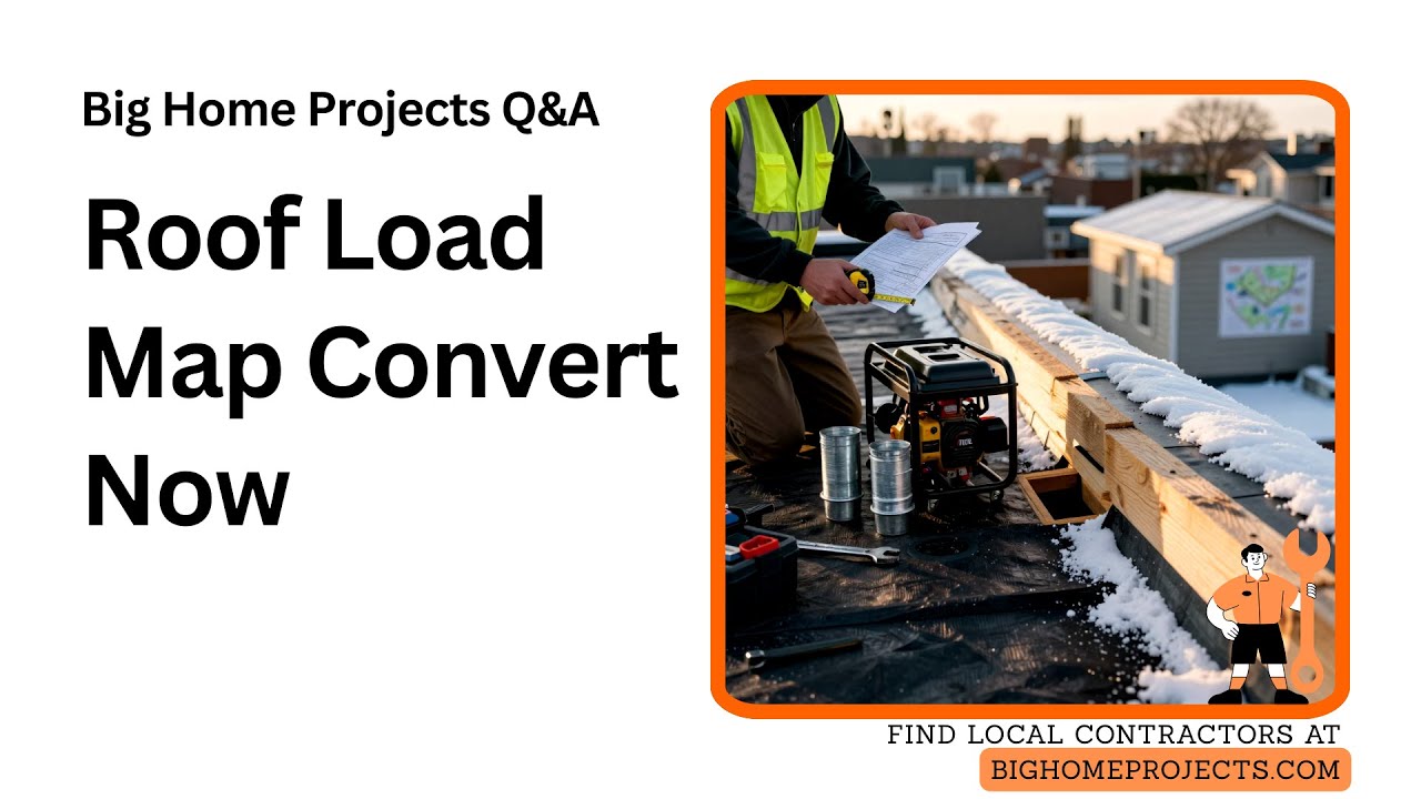 Roof Live Load 20psf Map Conversion Guide
