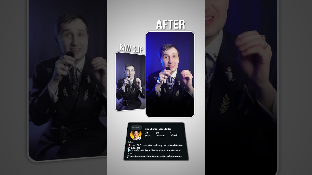 If you're looking for this style of editing for your next project, feel free to send me a DM.📩