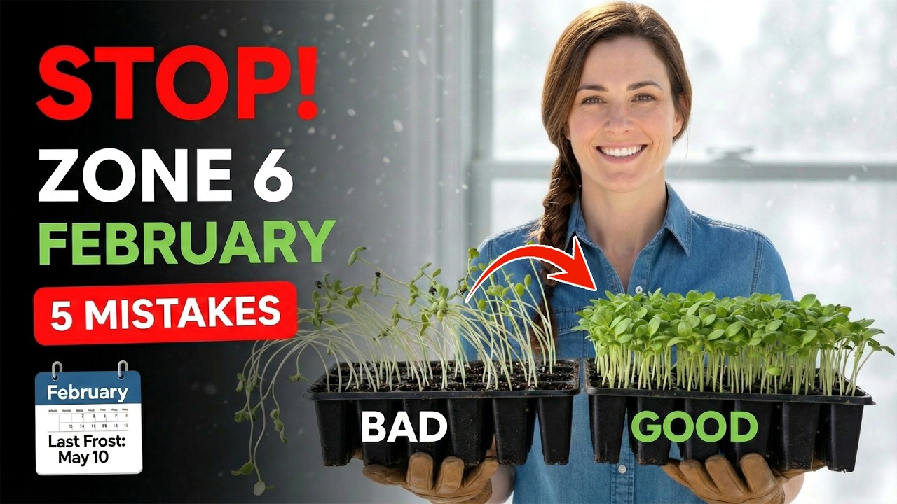 5 Seed Starting Mistakes in Zone 6: Do THIS in February!
