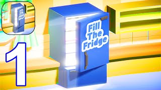 Fill The Fridge - ゲームプレイ ウォークスルー パート 1 全レベル 1 ～ 7 (Android、iOS) screenshot 1