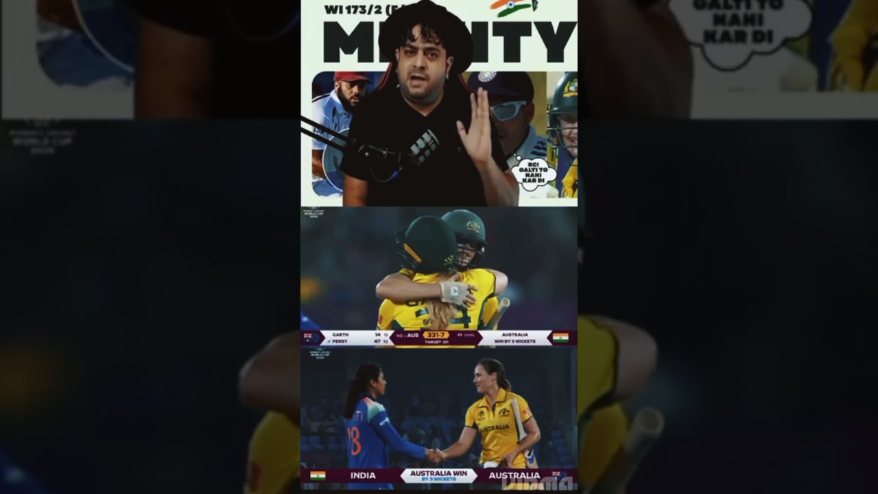 india vs australia women's world cup match 