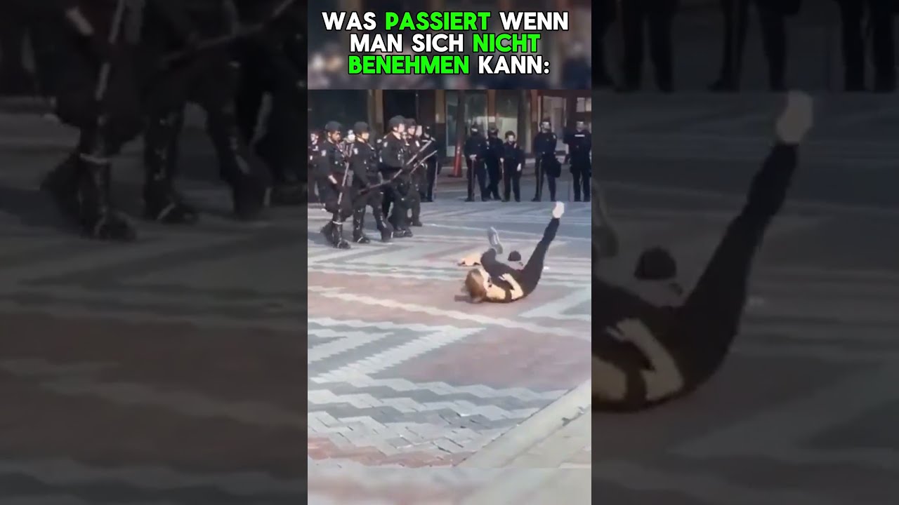 Frau eskaliert auf DEMO direkt vor der POLIZEI! (instant Karma)