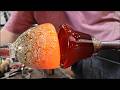 Narrated Glassblowing Demonstration My Favorite Vase I Ve Ever Made Encalmo Technique