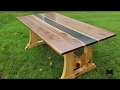 Walnut Timber Frame Rivertable Walnut Timber Frame Rivertable