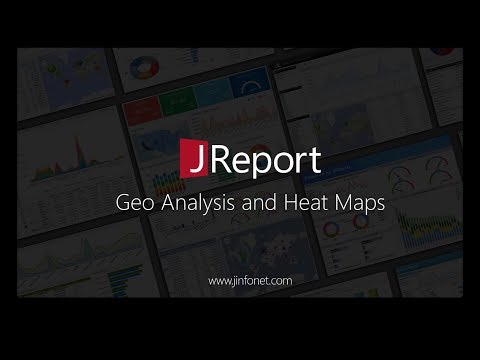 JReport - Geo Analysis and Heat Maps
