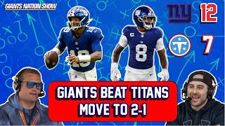 Giants Beat Titans, Move To 2-1 | Episode 215