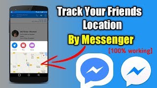 How To Track Your Friends Location By Messenger | Messenger Secret Tips & Tricks screenshot 2