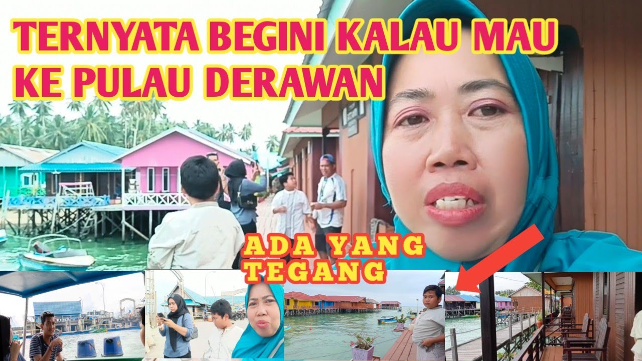 PERTAMA KALI KEPULAU DERAWAN||ADA YANG TEGANG NAIK INI...!!?? 