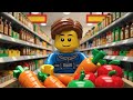 Life of a LEGO Minifigure: The Grocery Run 🛒