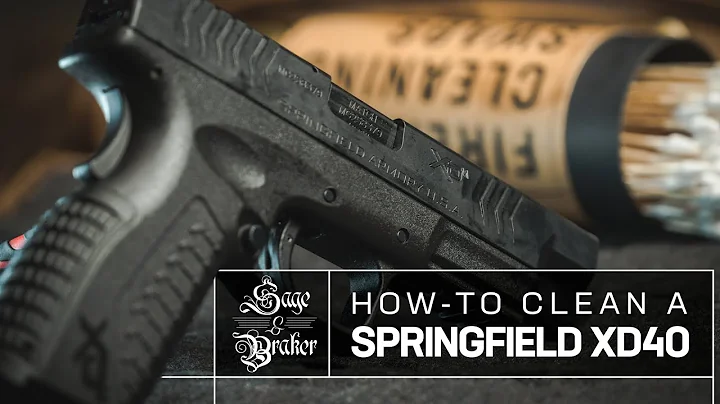 Springfield XD40 // How to Clean and Disassemble
