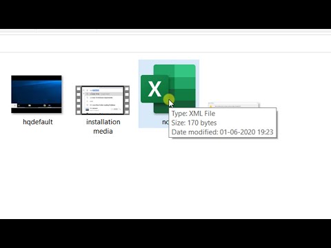 How to Open any XML file with Excel by default in Windows 10 / 11