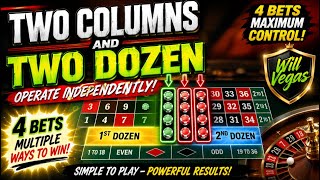 This Roulette Strategy PLAYS Itself! (2 Columns + 2 Dozens) 💵💲🥇