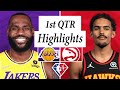 Los Angeles Lakers Vs Atlanta Hawks Full Highlights 1st QTR 2021 22 NBA Season