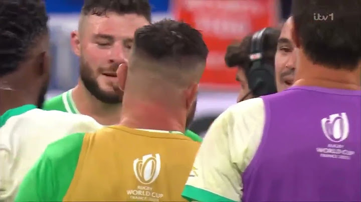Ireland vs South Africa Rugby Cranberries zombie World Cup 2023