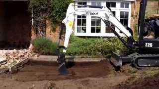 Bobcat E26 Molyneux Groundworks new machine