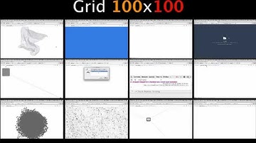 Rendering grid graph with 12 libraries