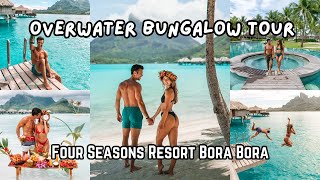 Mountain View Overwater Bungalow Suite Tour- Four Seasons Resort Bora Bora