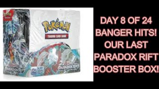 PARADOX RIFT BOOSTER BOX, DAY 8 OF 24 BANGER POKEMON BOXES! PULLING 🔥 TILL CHRISTMAS DAY! SIR PULL!