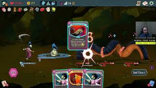 [Slay the Spire 2] Right Hand Hand with High Five killing Decimillipede on the first turn