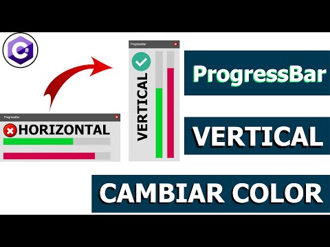 C# | ProgressBar Vertical & Cambiar de color