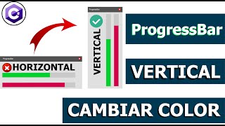 C# | ProgressBar Vertical & Cambiar de color