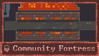 Dwarf Fortress - Abby of Melting | Community Forts (Lava Cart Trap)