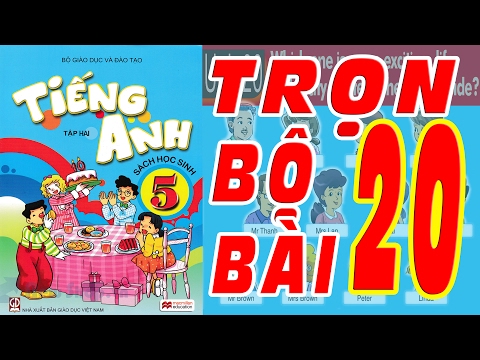 Trọn bộ Tiếng Anh Lớp 5 - Bộ GDĐT