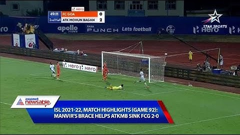 ISL 2021-22, Match Highlights (Game 92): Manvir