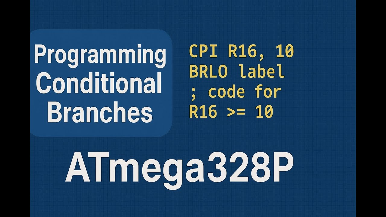 Lab 3-Task C: Programming Conditional Branches in ATmega328P Assembly ...