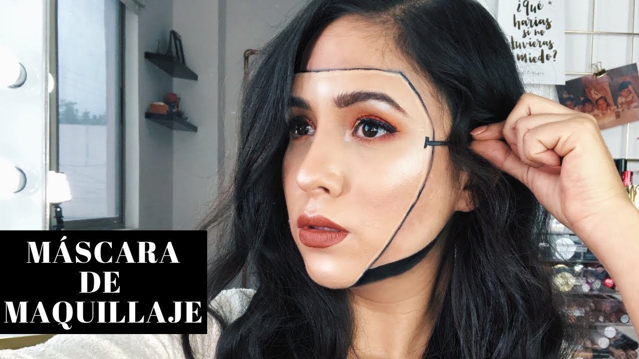 LA MÁSCARA MAQUILLAJE FÁCIL PARA HALLOWEEN GABSY YouTube