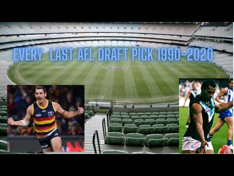 Every player picked last in the AFL Draft (1990-2020) #afl