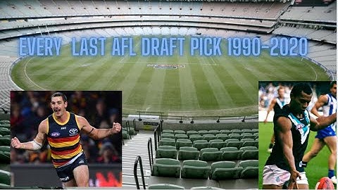 Every player picked last in the AFL Draft (1990-2020) #afl