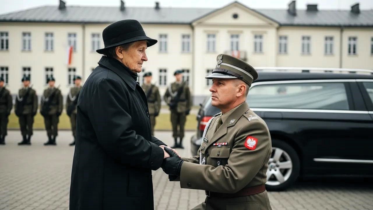 Łzy babci, które złamały zasady i zmusiły generała do klęknięcia