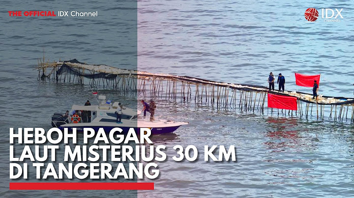 Heboh Pagar Laut Misterius 30 KM di Tangerang | IDX CHANNEL