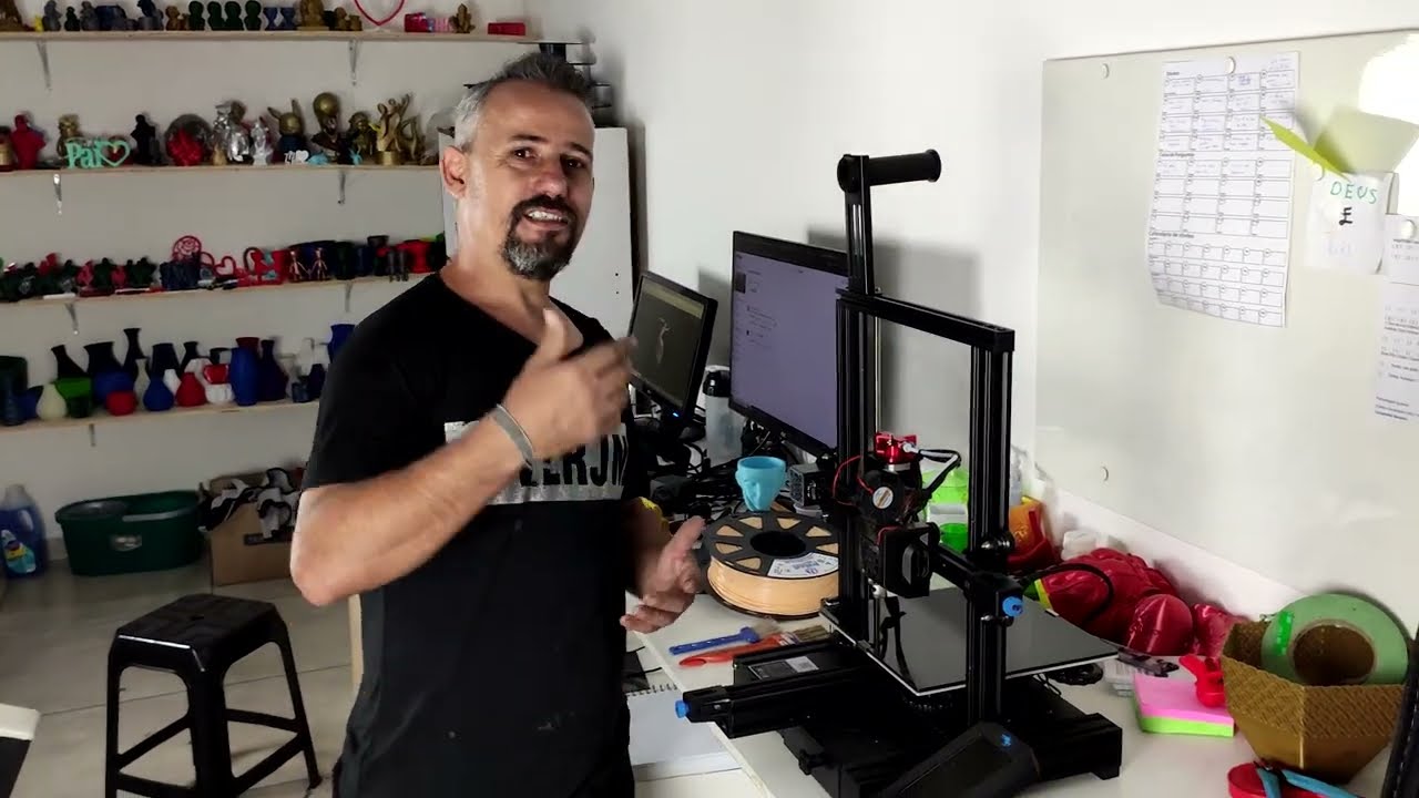 Manutencao impressora 3d ender 3 v2 - Completa