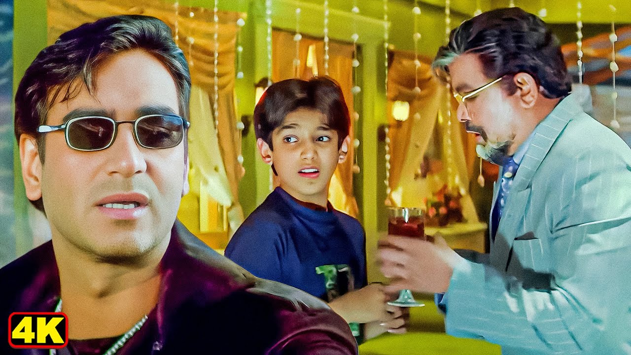 छोड़ दो बच्चे को वरना अंजाम तुम जानते हो | Blockbuster Movie Scene | Ajay Devgn | Raju Chacha