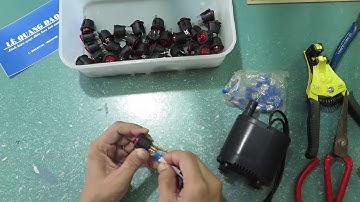 Cách đấu công tắc ba chân có đèn báo