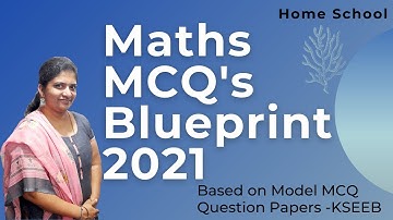 Blueprint  Mathematics MCQ  Class 10 (2020-21)-KSEEB