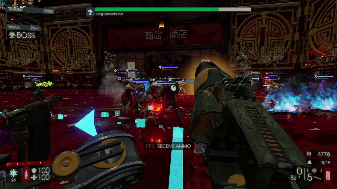 [Killing Floor 2] 32 players endless mode Boss: King Fleshpound