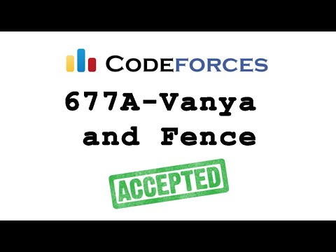 Codeforces "677A-Vanya and Fence" solution( Bangla ) | Cpp language